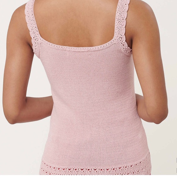 NWT Loft crochet sweater tank - Picture 2 of 6
